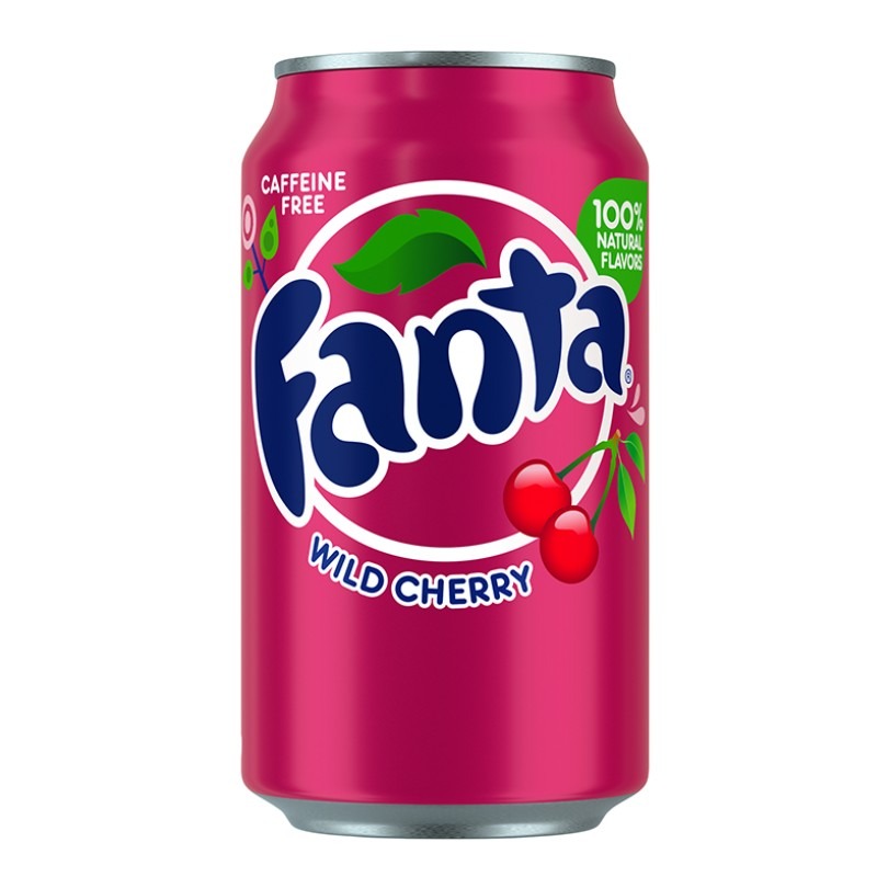  Fanta  Wild  Cherry  12fl oz 355ml Can American Candys