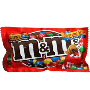 M&M's Fun Size Peanut Butter Chocolate Cany 3.68 Oz., 6 Count 