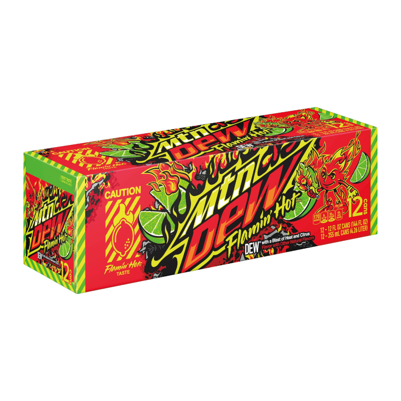 mountain dew flamin hot nutrition facts