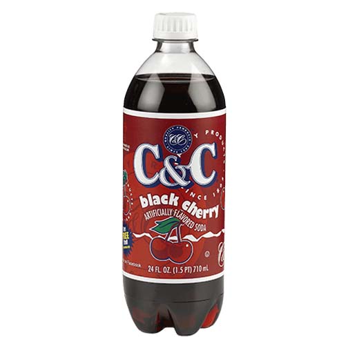 C&C Soda Black Cherry Bottle 710ml – Single