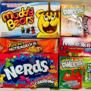 American Candy Gift Box Laffy Taffy/Nerds/Mike & Ike/Reese's