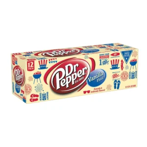 Dr Pepper Vanilla Float Soda, 12 Fl. Oz.(355ml) 12 Pack