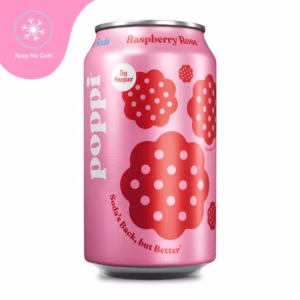 Poppi Prebiotic Soda - Wild Berry 12oz (355ml)