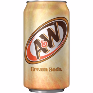 A&W Cream Soda Pop, 12 fl oz, (355ml)