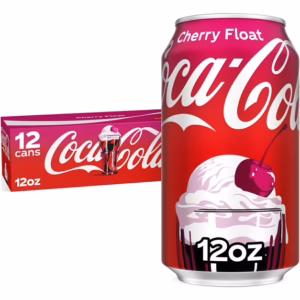 Coca-Cola Cherry Float Soda Pop , 12 fl oz, 355ml, 12 Pack