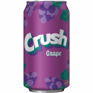 Crush Grape Soda Pop, 12 fl oz, (355ml)